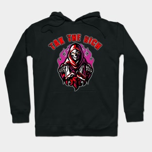 Tax The Rich Red Hoodie